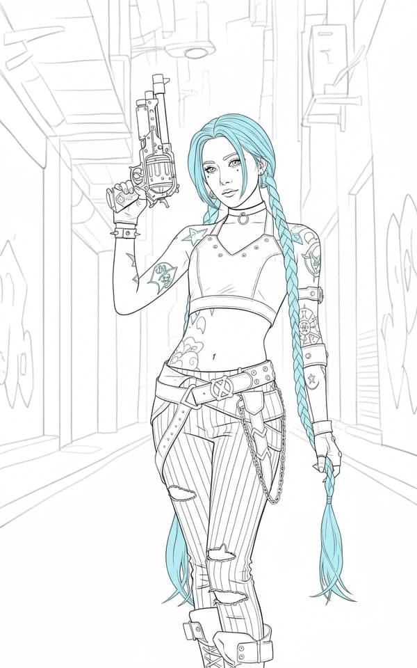 Preview of the AI coloring page generator workspace